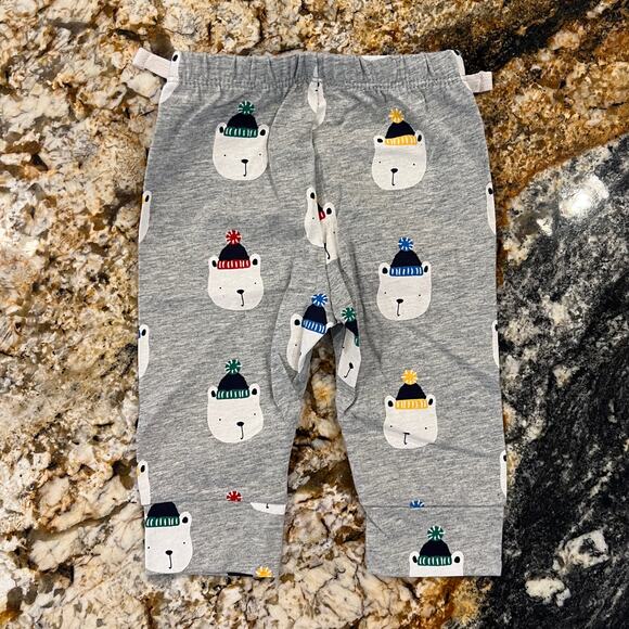 NWT GAP Baby Grey W/Polar Bear Print Bodysuit & Pull-On Pants - SIZE 3-6M - Picture 7 of 10